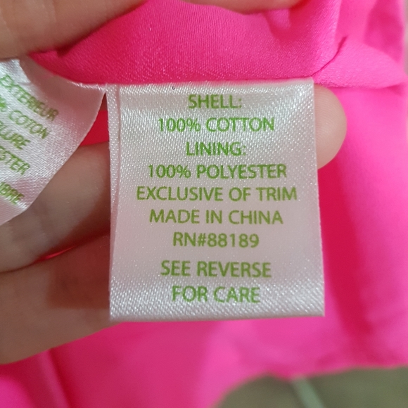 Size 4/6 (US 00) Lilly Pulitzer Alexa shift in pink fusion and gold - Picture 8 of 11